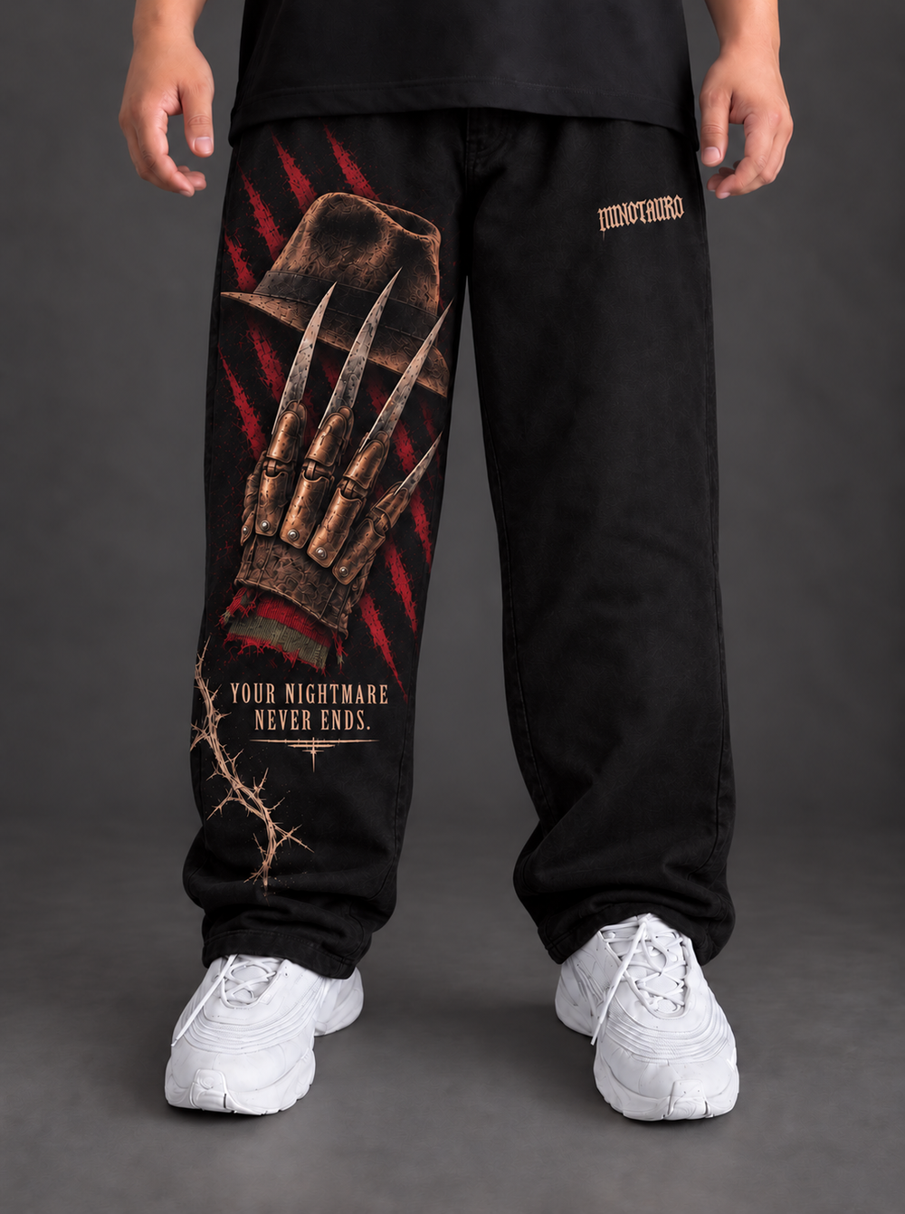 Pants Baggy Freddy Krueger | Minotauro Strong Wear