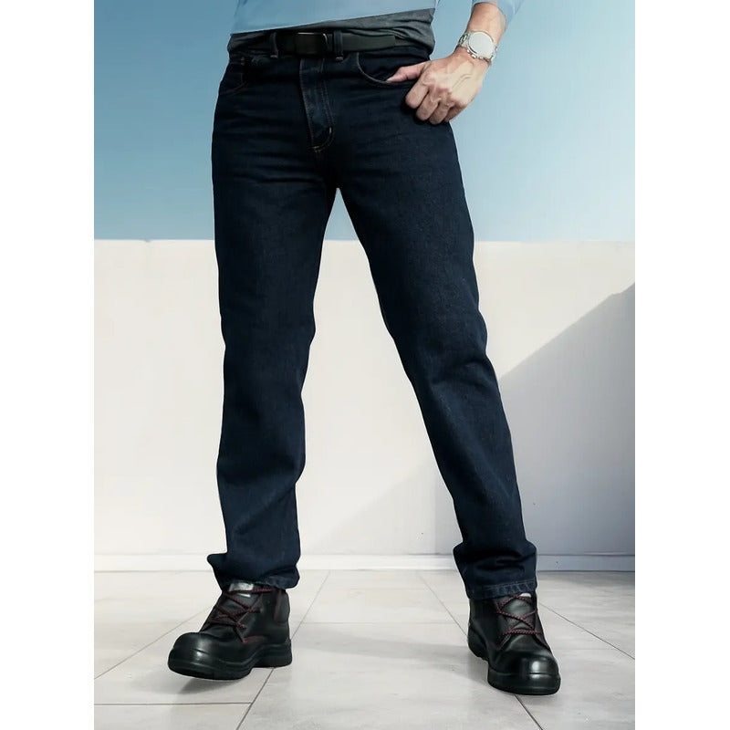 Pantalon De Mezclilla 14.5onz Talla Especial 38-40