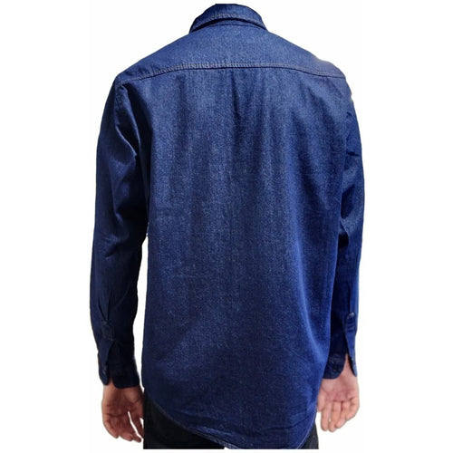 10 Camisas De Mezclilla Industrial Con Logo Bordado