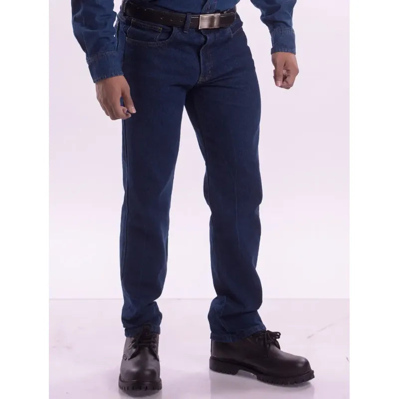 Pantalon De Mezclilla 14.5onz Talla Especial 38-40