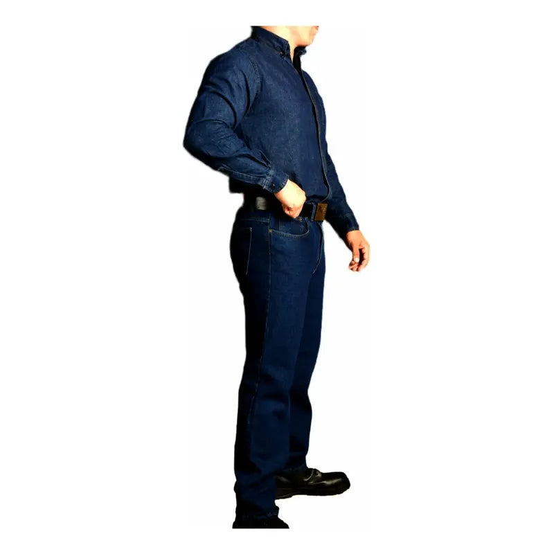 Pantalon De Mezclilla 14.5onz Para Trabajo Uso Rudo