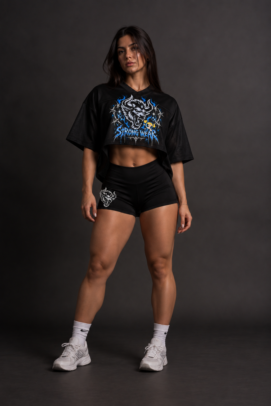 Jersey Crop Top Burbuja